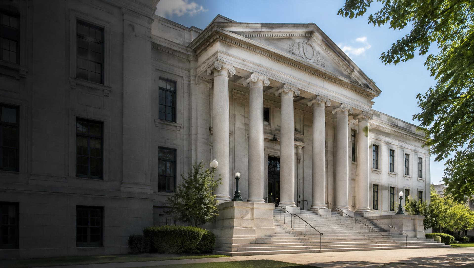 Courthouse architecture, illustrative image